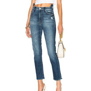 MOTHER Superior Denim The Dazzler Shift Skinny High Rise Jeans in My Treat